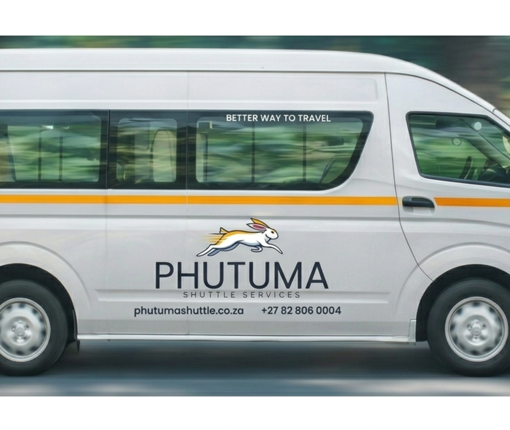 Our 15-seater shuttle bus